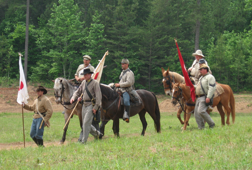 GDRA Signal Corps at the 2010 Battle of Resaca Reenactment